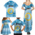 Sanma Vanuatu Family Matching Summer Maxi Dress and Hawaiian Shirt Hibiscus Sand Drawing with Pacific Pattern