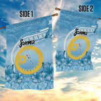 Sanma Vanuatu Garden Flag Hibiscus Sand Drawing with Pacific Pattern LT9 - Polynesian Pride