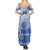 Shefa Vanuatu Family Matching Summer Maxi Dress and Hawaiian Shirt Hibiscus Sand Drawing with Pacific Pattern