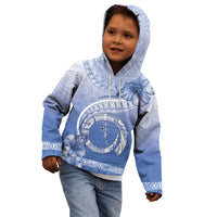 Shefa Vanuatu Kid Hoodie Hibiscus Sand Drawing with Pacific Pattern LT9 - Polynesian Pride
