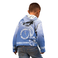 Shefa Vanuatu Kid Hoodie Hibiscus Sand Drawing with Pacific Pattern LT9 - Polynesian Pride