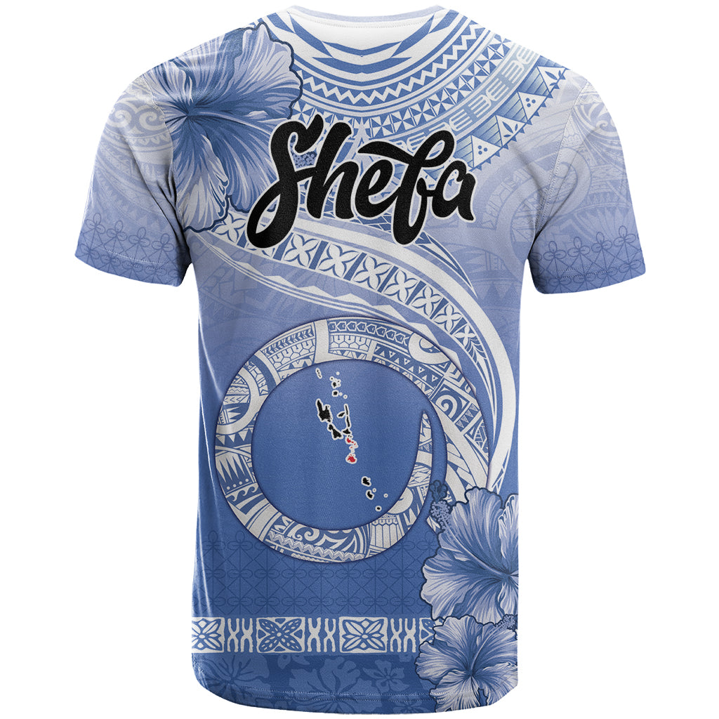 Shefa Vanuatu T Shirt Hibiscus Sand Drawing with Pacific Pattern LT9 - Polynesian Pride