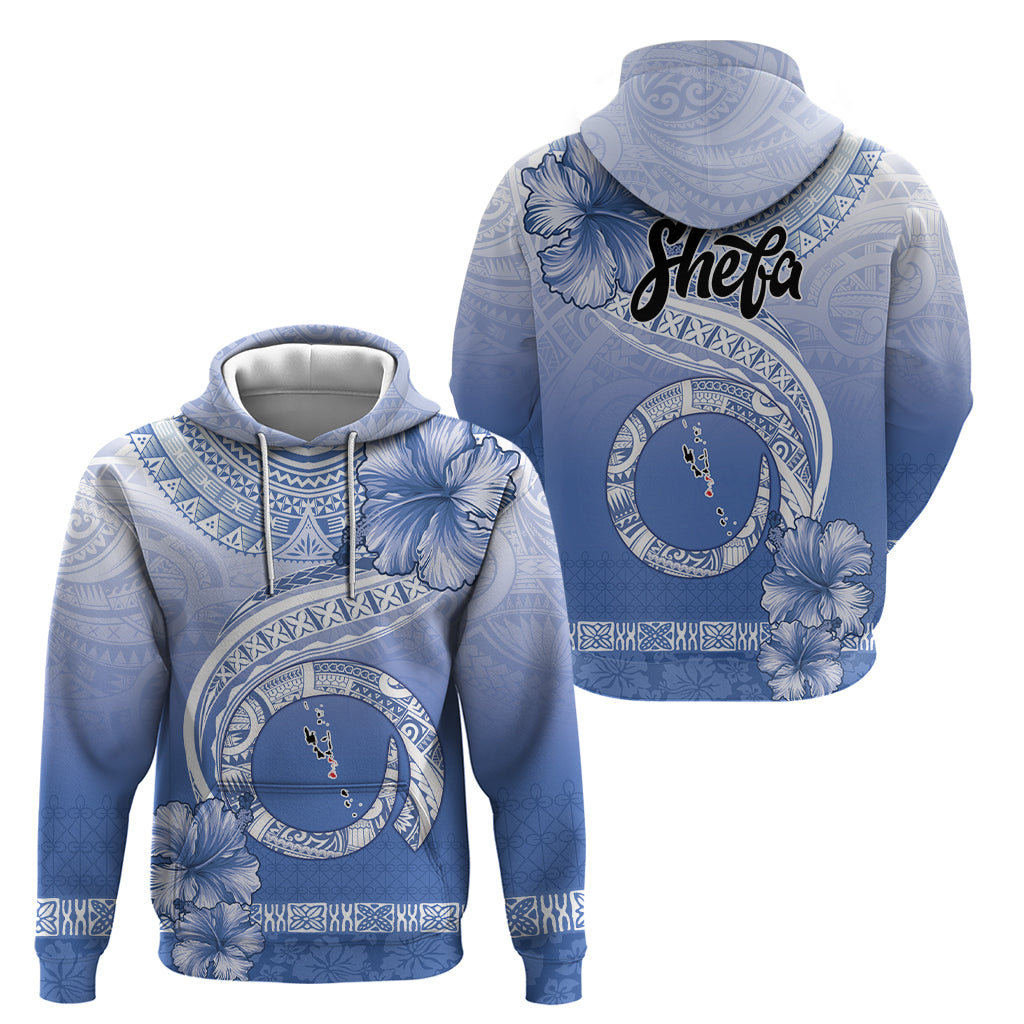 Shefa Vanuatu Zip Hoodie Hibiscus Sand Drawing with Pacific Pattern LT9 - Polynesian Pride