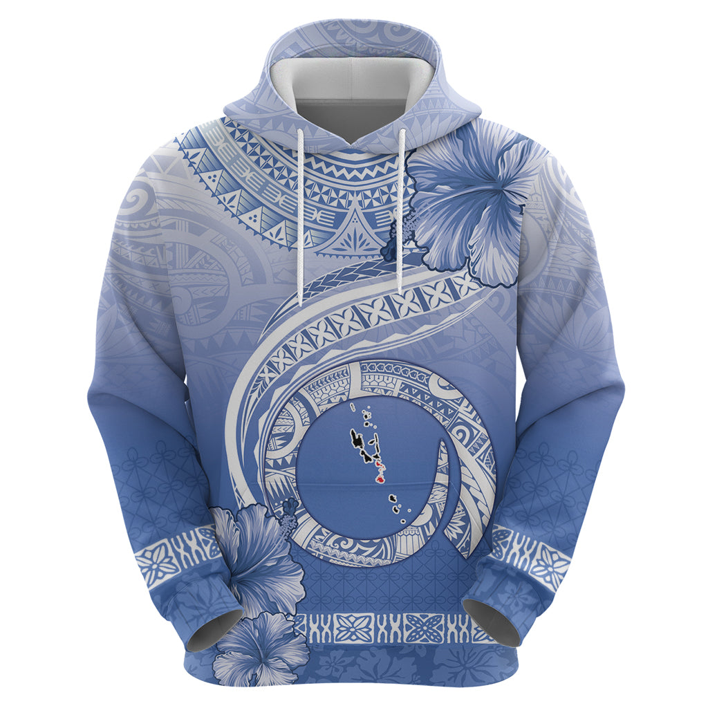 Shefa Vanuatu Zip Hoodie Hibiscus Sand Drawing with Pacific Pattern LT9 - Polynesian Pride