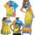 Torba Vanuatu Family Matching Short Sleeve Bodycon Dress and Hawaiian Shirt Hibiscus Sand Drawing with Pacific Pattern