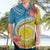 Torba Vanuatu Hawaiian Shirt Hibiscus Sand Drawing with Pacific Pattern