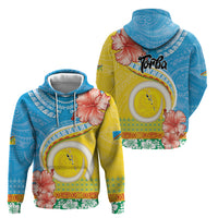 Torba Vanuatu Zip Hoodie Hibiscus Sand Drawing with Pacific Pattern LT9 - Polynesian Pride