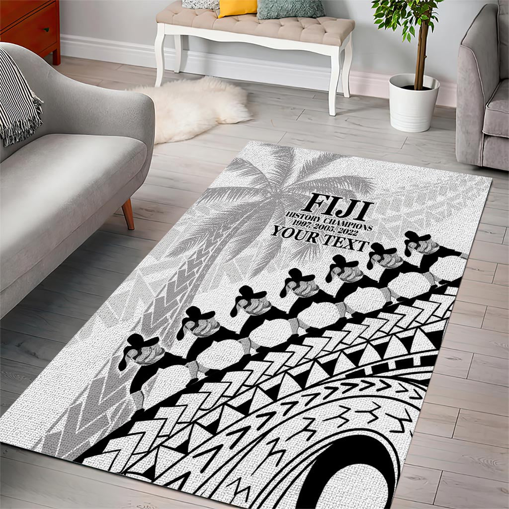 Custom Fiji Rugby Cibi Dance Area Rug Create History World Cup Sevens LT9 - Polynesian Pride