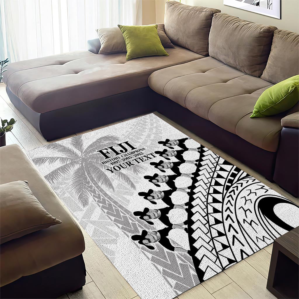 Custom Fiji Rugby Cibi Dance Area Rug Create History World Cup Sevens LT9 - Polynesian Pride