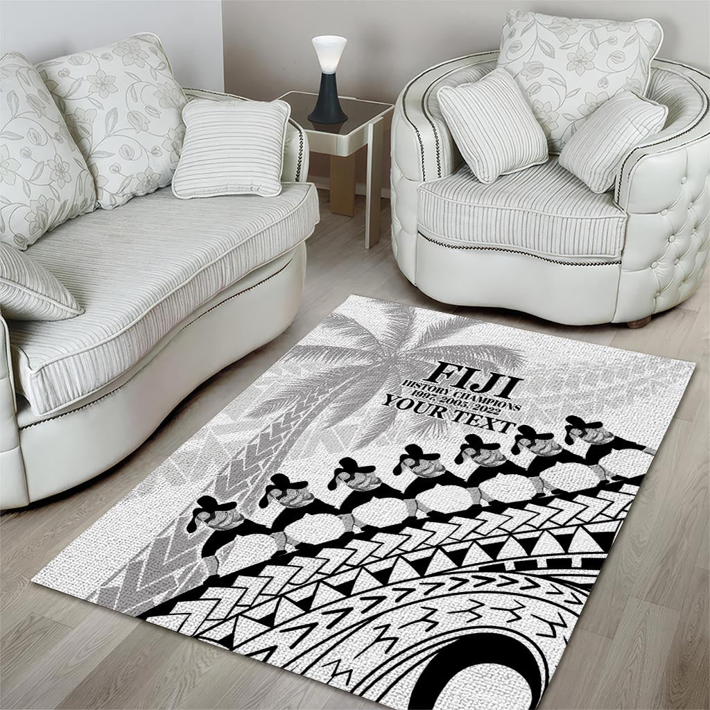 Custom Fiji Rugby Cibi Dance Area Rug Create History World Cup Sevens LT9 - Polynesian Pride