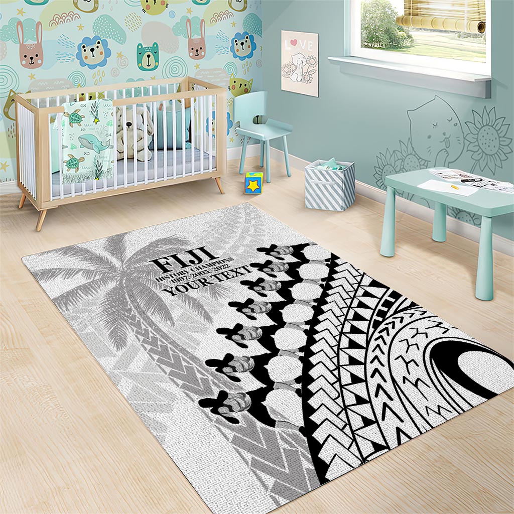 Custom Fiji Rugby Cibi Dance Area Rug Create History World Cup Sevens LT9 - Polynesian Pride