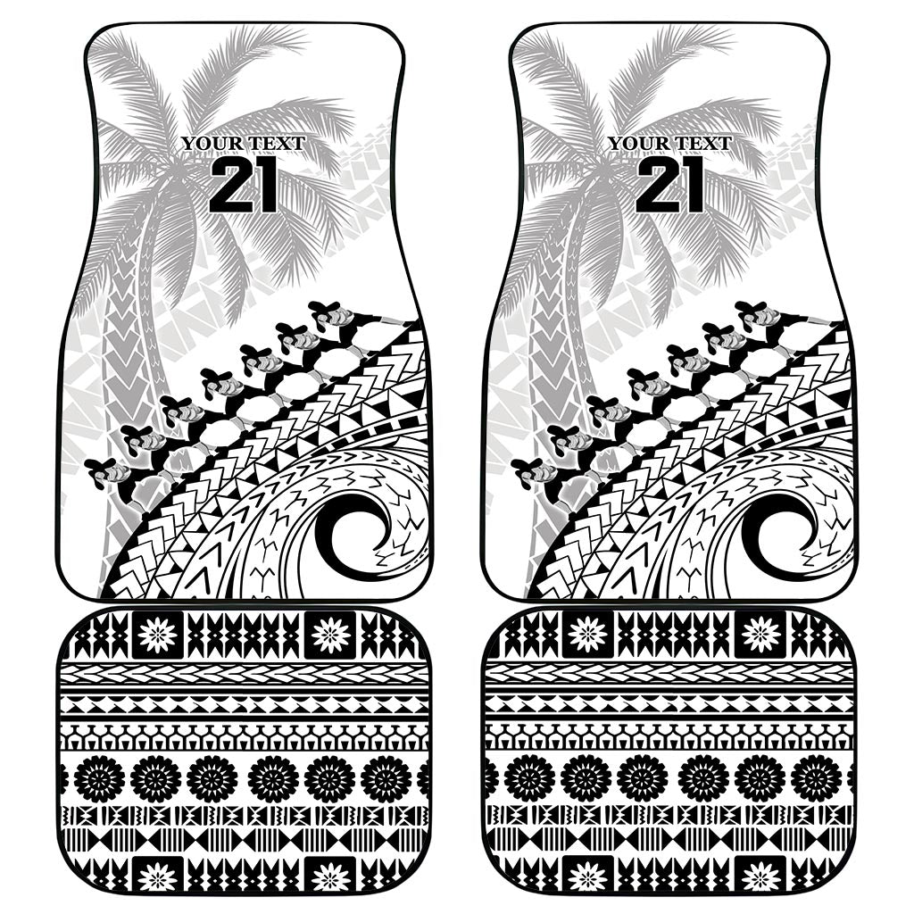 Custom Fiji Rugby Cibi Dance Car Mats Create History World Cup Sevens LT9 - Polynesian Pride
