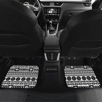 Custom Fiji Rugby Cibi Dance Car Mats Create History World Cup Sevens LT9 Set 2pcs - Back White - Polynesian Pride