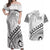 Custom Fiji Rugby Cibi Dance Couples Matching Off Shoulder Maxi Dress and Hawaiian Shirt Create History World Cup Sevens