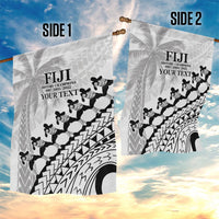 Custom Fiji Rugby Cibi Dance Garden Flag Create History World Cup Sevens LT9 - Polynesian Pride