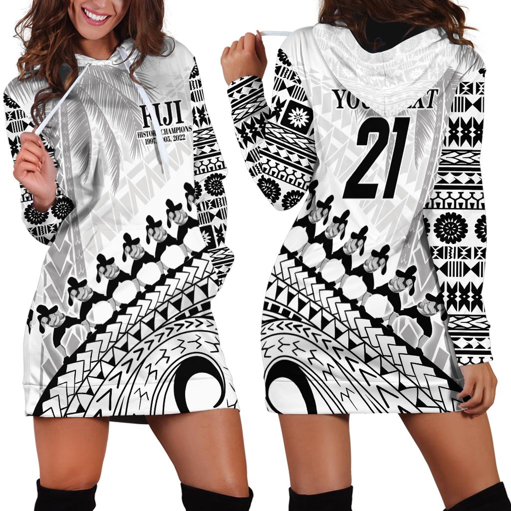 Custom Fiji Rugby Cibi Dance Hoodie Dress Create History World Cup Sevens LT9 - Polynesian Pride