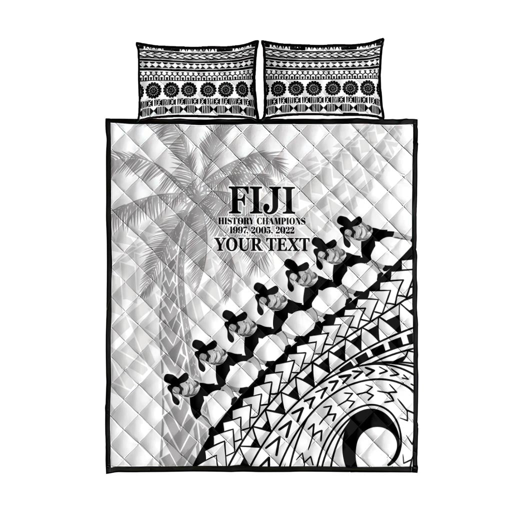 Custom Fiji Rugby Cibi Dance Quilt Bed Set Create History World Cup Sevens LT9 - Polynesian Pride