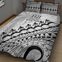 Custom Fiji Rugby Cibi Dance Quilt Bed Set Create History World Cup Sevens LT9 - Polynesian Pride