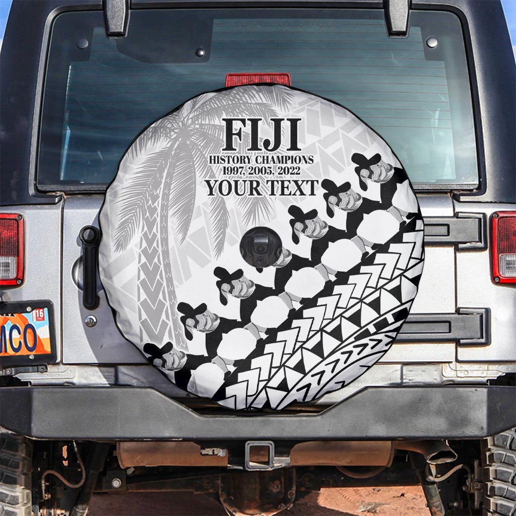 Custom Fiji Rugby Cibi Dance Spare Tire Cover Create History World Cup Sevens