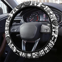 Fiji Rugby Cibi Dance Steering Wheel Cover Create History World Cup Sevens LT9 - Polynesian Pride