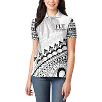 Custom Fiji Rugby Cibi Dance Women Polo Shirt Create History World Cup Sevens LT9 - Polynesian Pride