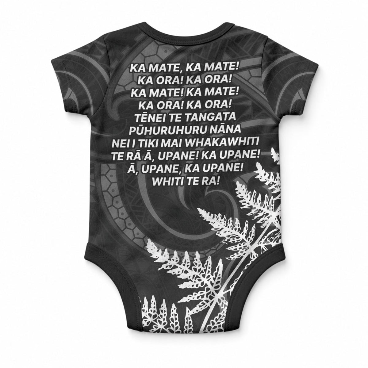New Zealand Black Fern 7s Baby Onesie History World Cup Sevens LT9 - Polynesian Pride