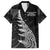 New Zealand Black Fern 7s Family Matching Off Shoulder Maxi Dress and Hawaiian Shirt History World Cup Sevens