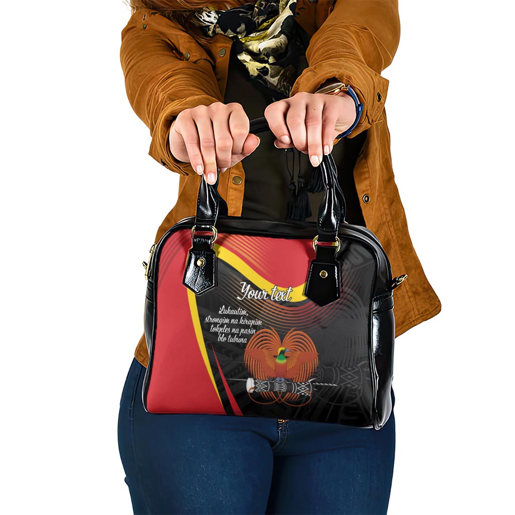 Personalised Papua Niugini Tok Pisin Wik Shoulder Handbag LT9 One Size Red - Polynesian Pride