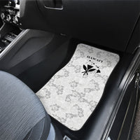 Hawaii Lei Kamehameha Car Mats Ke'oke'o Seamless Pattern Hibiscus Flower LT9 - Polynesian Pride