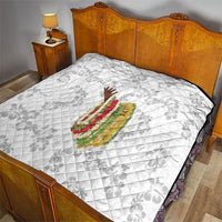 Hawaii Lei Kamehameha Quilt Ke'oke'o Seamless Pattern Hibiscus Flower LT9 - Polynesian Pride