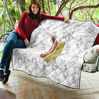 Hawaii Lei Kamehameha Quilt Ke'oke'o Seamless Pattern Hibiscus Flower LT9 - Polynesian Pride