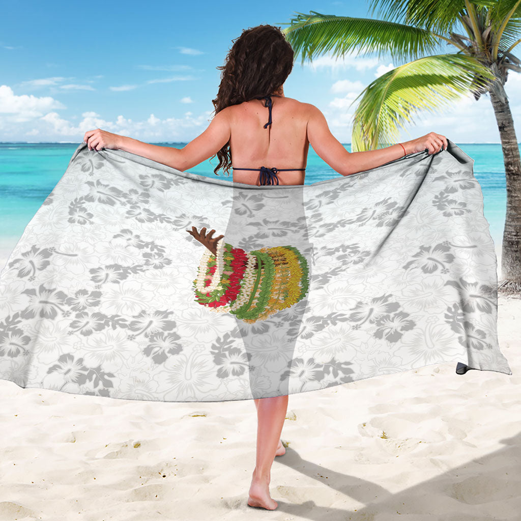 Hawaii Lei Kamehameha Sarong Ke'oke'o Seamless Pattern Hibiscus Flower LT9 - Polynesian Pride