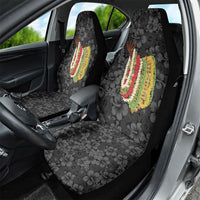 Hawaii Lei Kamehameha Car Seat Cover Ele'ele Seamless Pattern Hibiscus Flower LT9 - Polynesian Pride