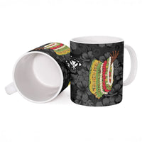 Hawaii Lei Kamehameha Ceramic Mug Ele'ele Seamless Pattern Hibiscus Flower LT9 - Polynesian Pride