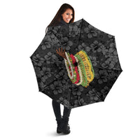 Hawaii Lei Kamehameha Umbrella Ele'ele Seamless Pattern Hibiscus Flower LT9 - Polynesian Pride