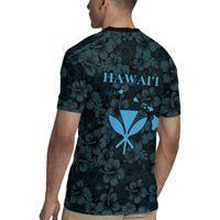 Hawaii Lei Kamehameha Rugby Jersey Uliuli Seamless Pattern Hibiscus Flower LT9 - Polynesian Pride
