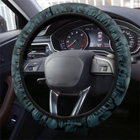 Hawaii Lei Kamehameha Steering Wheel Cover Uliuli Seamless Pattern Hibiscus Flower LT9 - Polynesian Pride