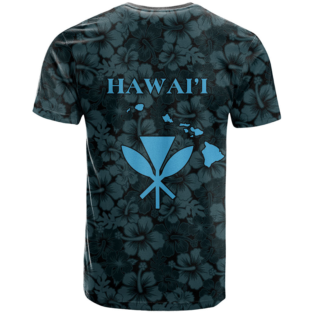 Hawaii Lei Kamehameha T Shirt Uliuli Seamless Pattern Hibiscus Flower LT9 - Polynesian Pride