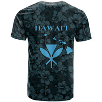 Hawaii Lei Kamehameha T Shirt Uliuli Seamless Pattern Hibiscus Flower LT9 - Polynesian Pride