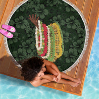 Hawaii Lei Kamehameha Beach Blanket Oma'oma'o Seamless Pattern Hibiscus Flower LT9 - Polynesian Pride