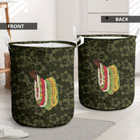 Hawaii Lei Kamehameha Laundry Basket Melemele Seamless Pattern Hibiscus Flower LT9 - Polynesian Pride