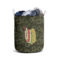 Hawaii Lei Kamehameha Laundry Basket Melemele Seamless Pattern Hibiscus Flower LT9 - Polynesian Pride