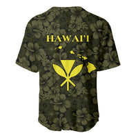 Hawaii Lei Kamehameha Baseball Jersey Melemele Seamless Pattern Hibiscus Flower LT9 - Polynesian Pride