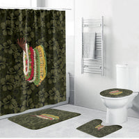 Hawaii Lei Kamehameha Bathroom Set Melemele Seamless Pattern Hibiscus Flower LT9 Bathroom Set (4 pcs) Yellow - Polynesian Pride