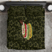 Hawaii Lei Kamehameha Bedding Set Melemele Seamless Pattern Hibiscus Flower LT9 Yellow - Polynesian Pride