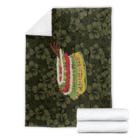 Hawaii Lei Kamehameha Blanket Melemele Seamless Pattern Hibiscus Flower LT9 - Polynesian Pride