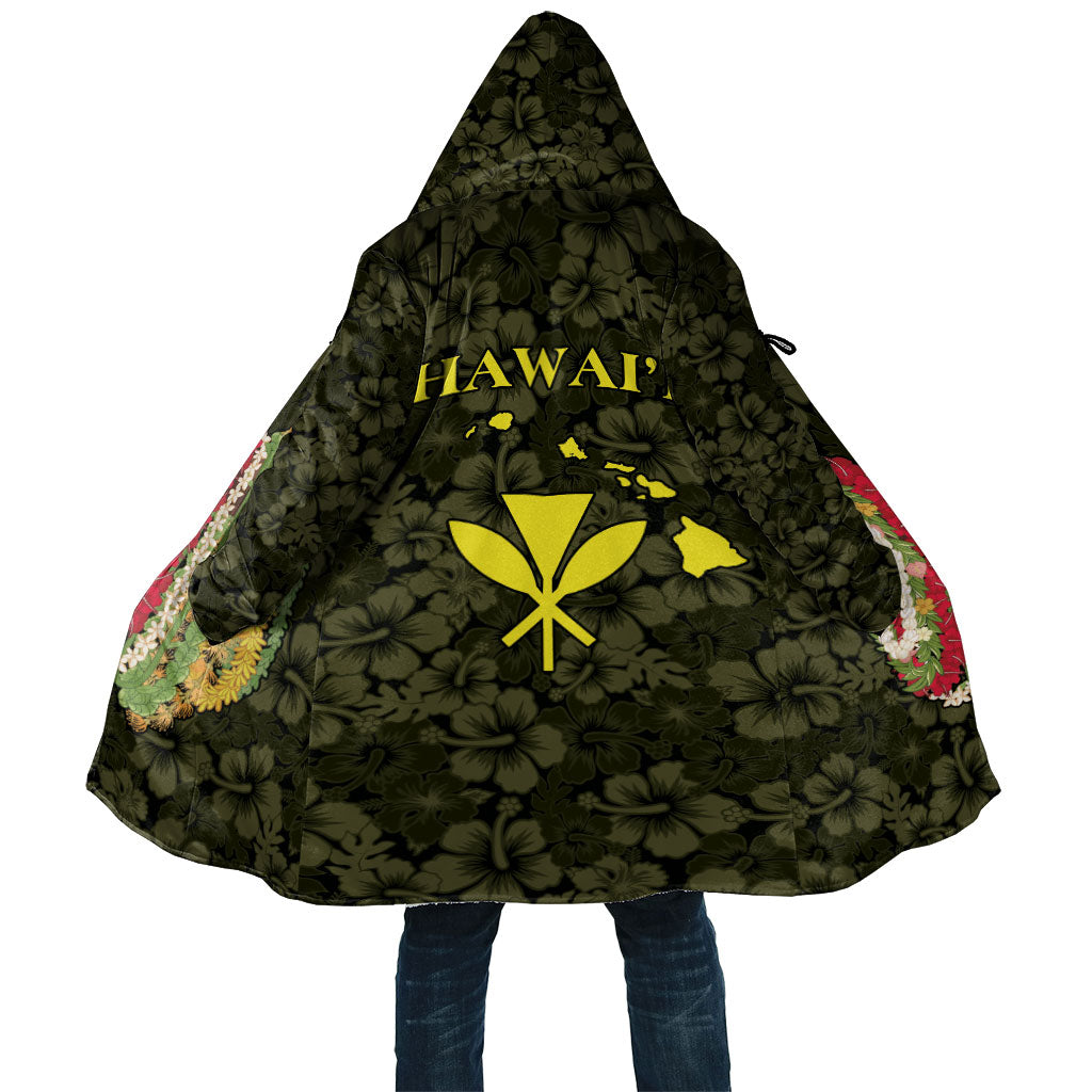 Hawaii Lei Kamehameha Cloak Melemele Seamless Pattern Hibiscus Flower LT9 Unisex Yellow - Polynesian Pride