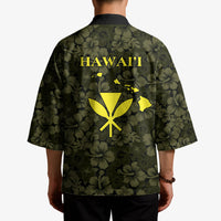 Hawaii Lei Kamehameha Kimono Melemele Seamless Pattern Hibiscus Flower LT9 - Polynesian Pride