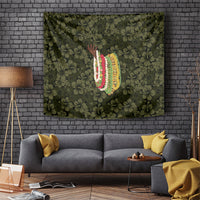Hawaii Lei Kamehameha Tapestry Melemele Seamless Pattern Hibiscus Flower LT9 Yellow - Polynesian Pride