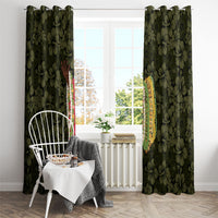 Hawaii Lei Kamehameha Window Curtain Melemele Seamless Pattern Hibiscus Flower LT9 - Polynesian Pride